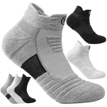 

1 Pairs Running Basketball Anti Slip Sock Cycling Outdoor Cotton Athletic No Sweat Sock Men Breathable Sport Socks Socks