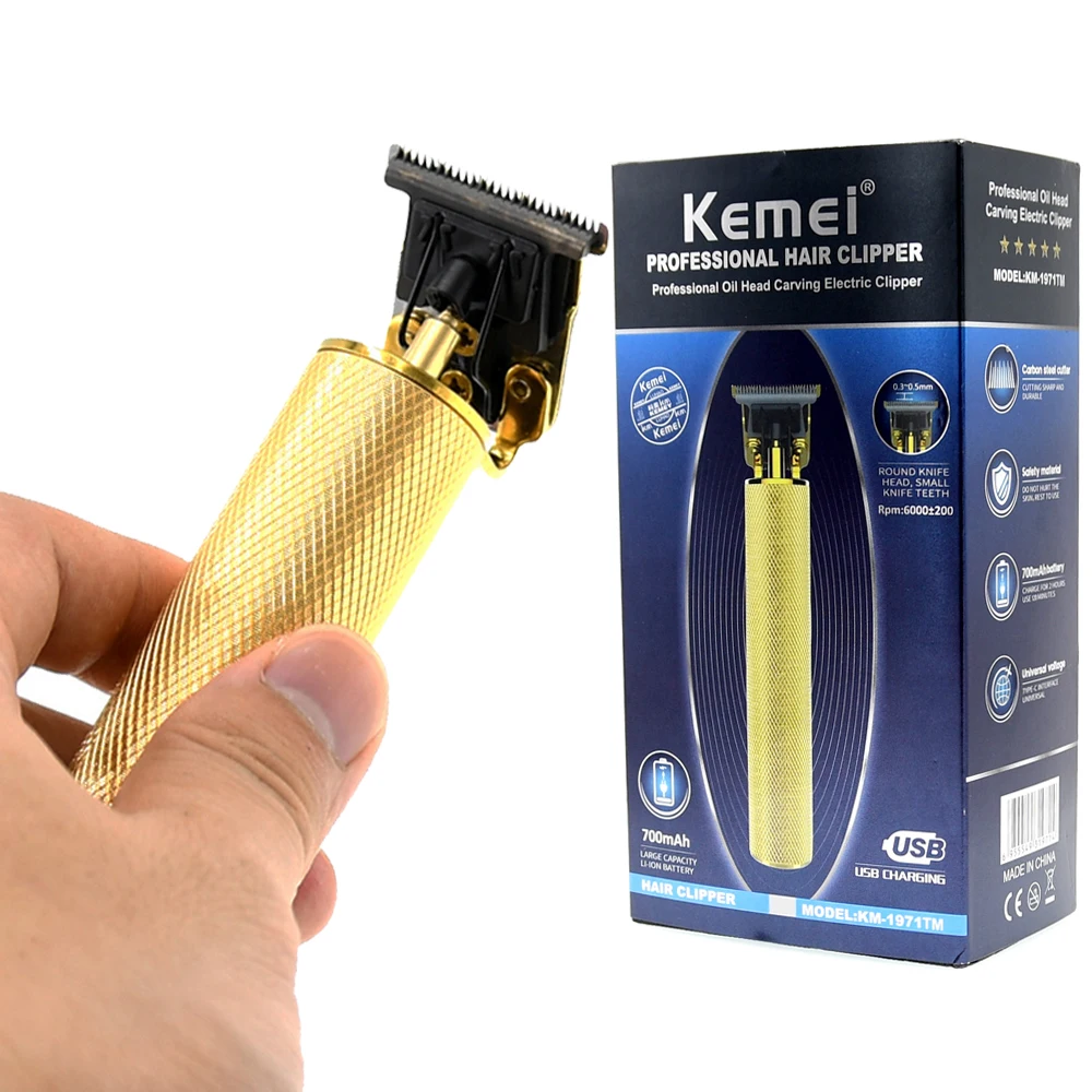 Mini Precision Hair Trimmer Keimei Head Razor Kamei Cutter Kimei Small Shaver Kmei 0mm Clipper Kemel Baldhead Shaving Tool Kemey