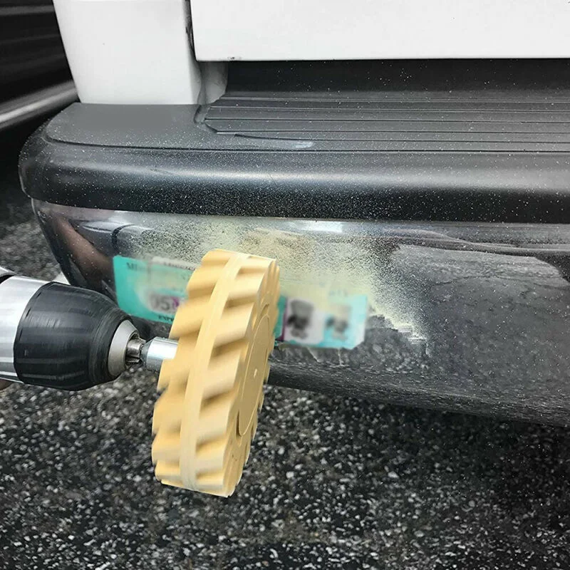 4 дюйма инструмент для полировки автомобиля стикер для удаления Pinstripe деколь резиновый диск ластик колеса колодки для дерева Новый