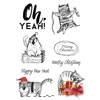 AZSG Happy Raccoons Cutting Dies Clear Stamps For DIY Scrapbooking Decorative Card Making Crafts Fun Decoration Supplies ► Photo 3/5