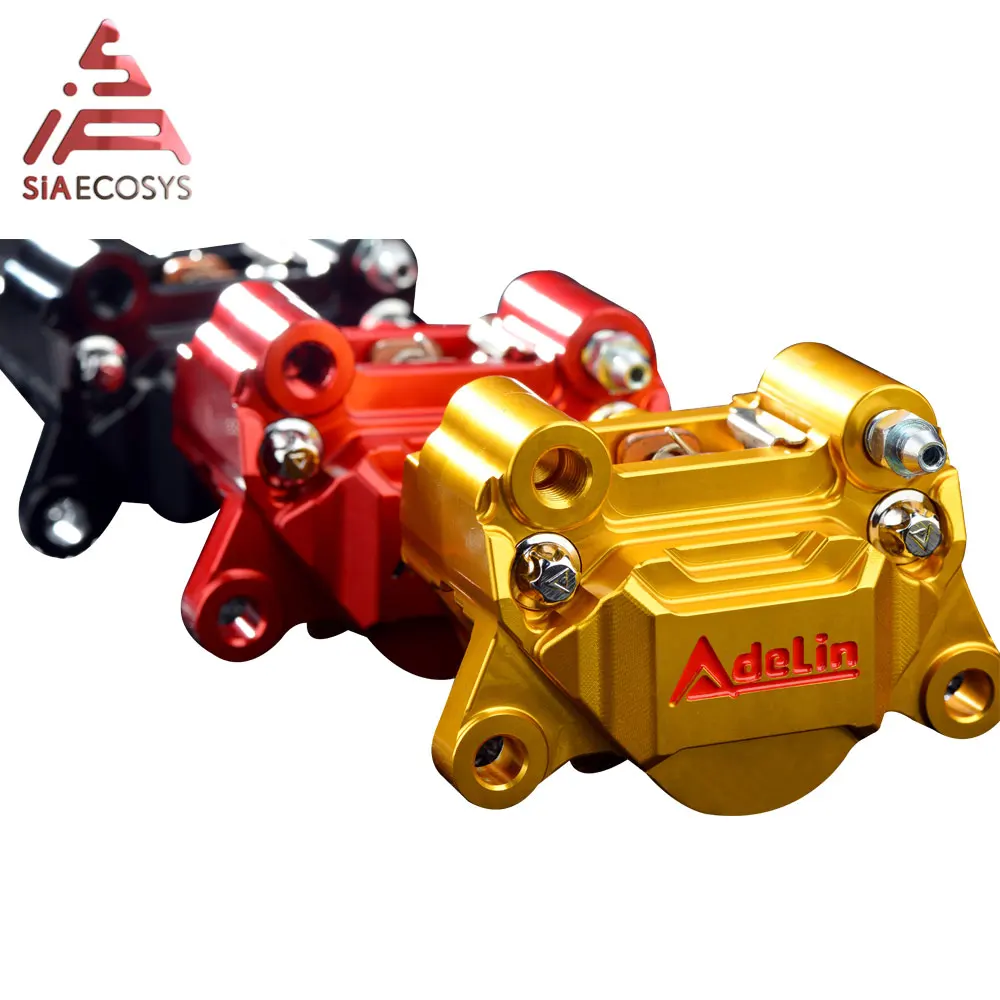 Adelin ADL-28 Motorcycle Accessories Hydraulic Brake Calipers Universal 2 pistons CNC Aluminum alloy brake calipers | Автомобили и