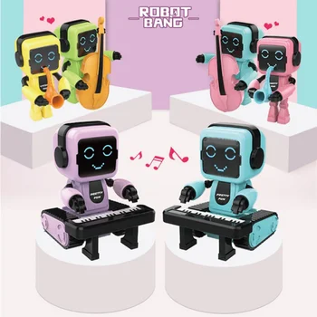 

New Novelty Toys Music Robot For Kids Children Toys Education Robots Toys Touch Control Toy Best Christmas/Birthday Gifts