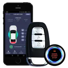 For Ford f250 Auto Remote Start Smartphone APP Button Car Engine Keyless Entry Car Alarm System Central Locking PKE Start Stop 2005 2011 ford five hundred 4 four button keyless entry remote free programming included