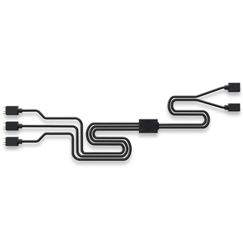 

1 to 3 3PIN 5V RGB Fan Adapter Connector ARGB Splitter Cable Computer Case Extension for MSI