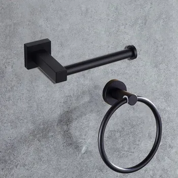 

Modern Design Stainless Steel Towel Rings Towel Holder Round Wall-Mounted Towel Rack Bathroom Accessories Hardware