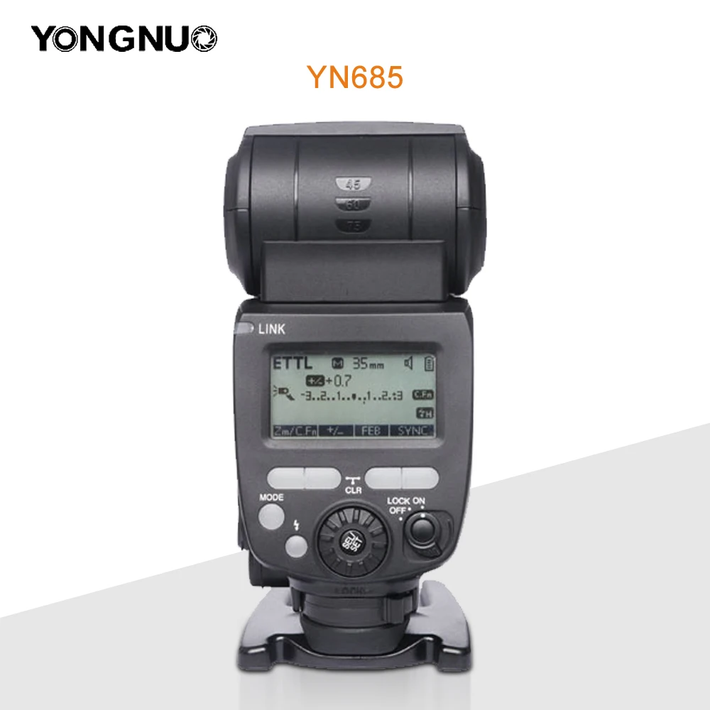YONGNUO YN685 N/C Flash HSS 2.4G GN60 Wireless Master/Slave Speedlite TTL Speedlight for Canon Nikon Camera 5D4 60D 70D D600 D80