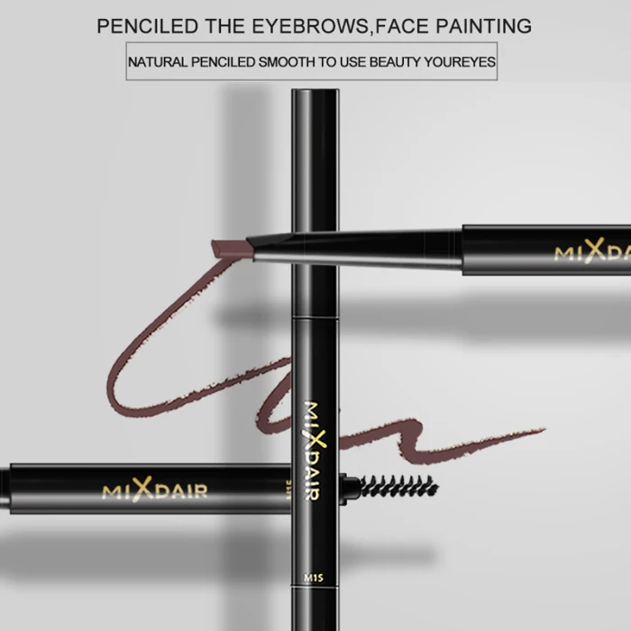 EyebrowNew карандаш Краски двойной головкой длительный брови Ручка инструмент для макияжа Водонепроницаемый с защитой от пота инструмент для макияжа глаз Косметика для бровей