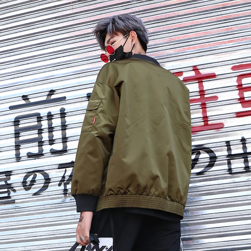 80% OFF japanese letters jacket men hip hop jacket korean coat fashion autumn clothes male streetwear Pockets Harajuku casual outwear
