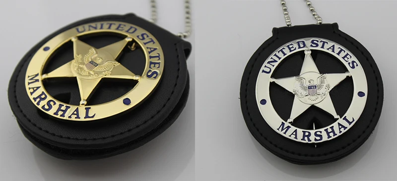 

Classic UNITED STATES MARSHAL, Replica Movie Prop Pin Badge