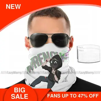 

Wrench Watch Dogs Mouth Face Mask Wrench Facial Mask with 2 Filters Polyester for Adult Lovely Mask
