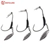 5pcs/lot fishing Crank hook with the lead with Metal Spoon sequins Add weight lead lures crank hook Soft bait  Soft worm hooks ► Foto 1/6