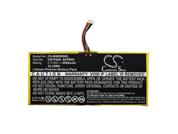 

Battery for Barnes & Noble NOOK HD+9, Ovation, BNTV600, Nook HD+ Plus Replacement AVPB00, AVPB002-A110-01, BNTV600 6000mAh