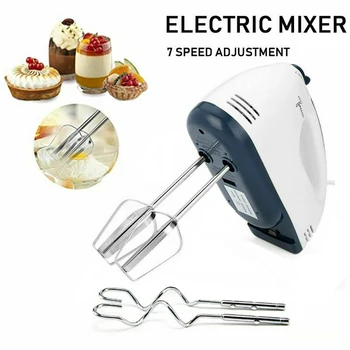 

7 Speed 100W 220V Electric Hand Mixer Whisk Egg Beater Cake Baking Home Handheld Food Whisk Blenders Home Kitchen Baking Tool