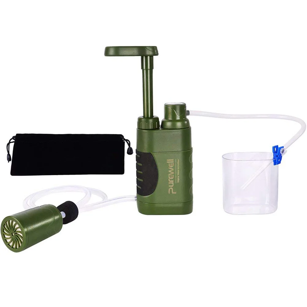 Outdoor Emergency Life Survival Mini Portable Water Purifier Filter
