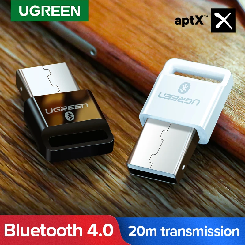  USB Bluetooth передатчик Ugreen, приемник 4,0, адаптер, ключ aptx, беспроводные наушники, ПК, музыкальный приемник, аудио Bluetooth адаптер 