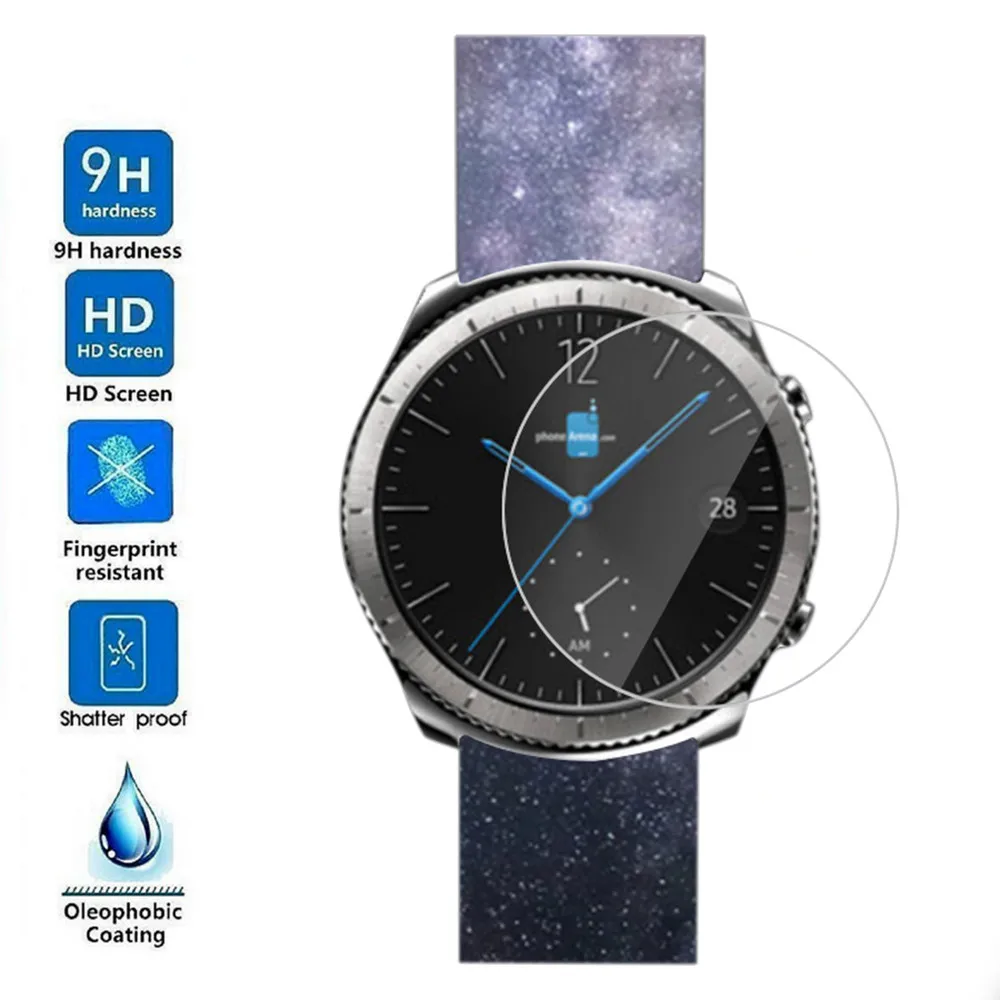Защитное стекло для samsung Galaxy Watch 42 мм 2-упаковка, защитное закаленное стекло для samsung Galaxy Watch 42 мм