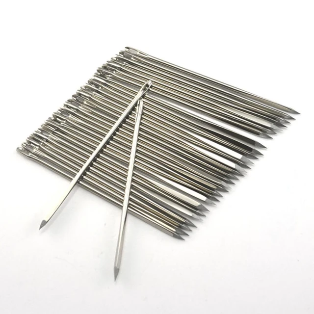Stainless Steel Sewing Needles Set  Leather Needles Hand Sewing - 7pcs  Leathercraft - Aliexpress