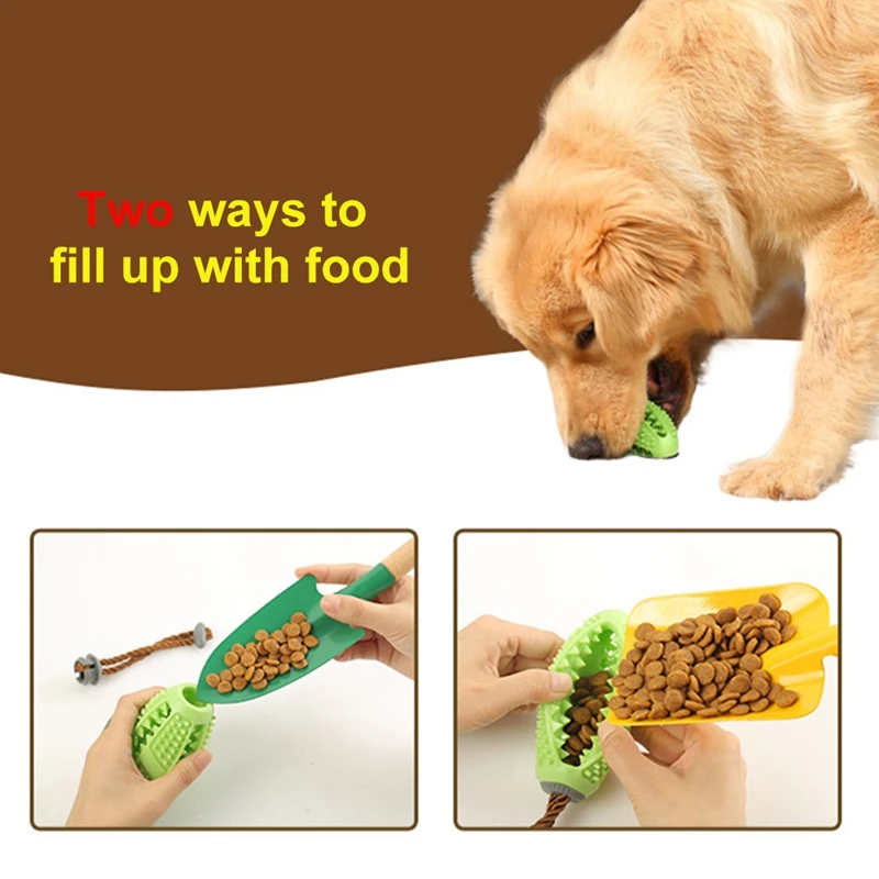 Собачьи жевательные протекающие игрушки для кормушек зубная щетка игрушки-Жвачки для собак домашних животных для зубов-моляров чистящие щупы принадлежности для чистки 360 градусов