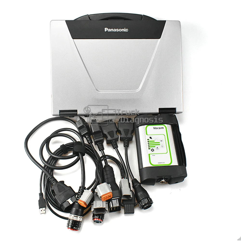 

For volvo Penta Marine Diagnostic Tool Industrial Engie Diagnostic Scanner with Vocom 88890300 Vodia and CF52 laptop