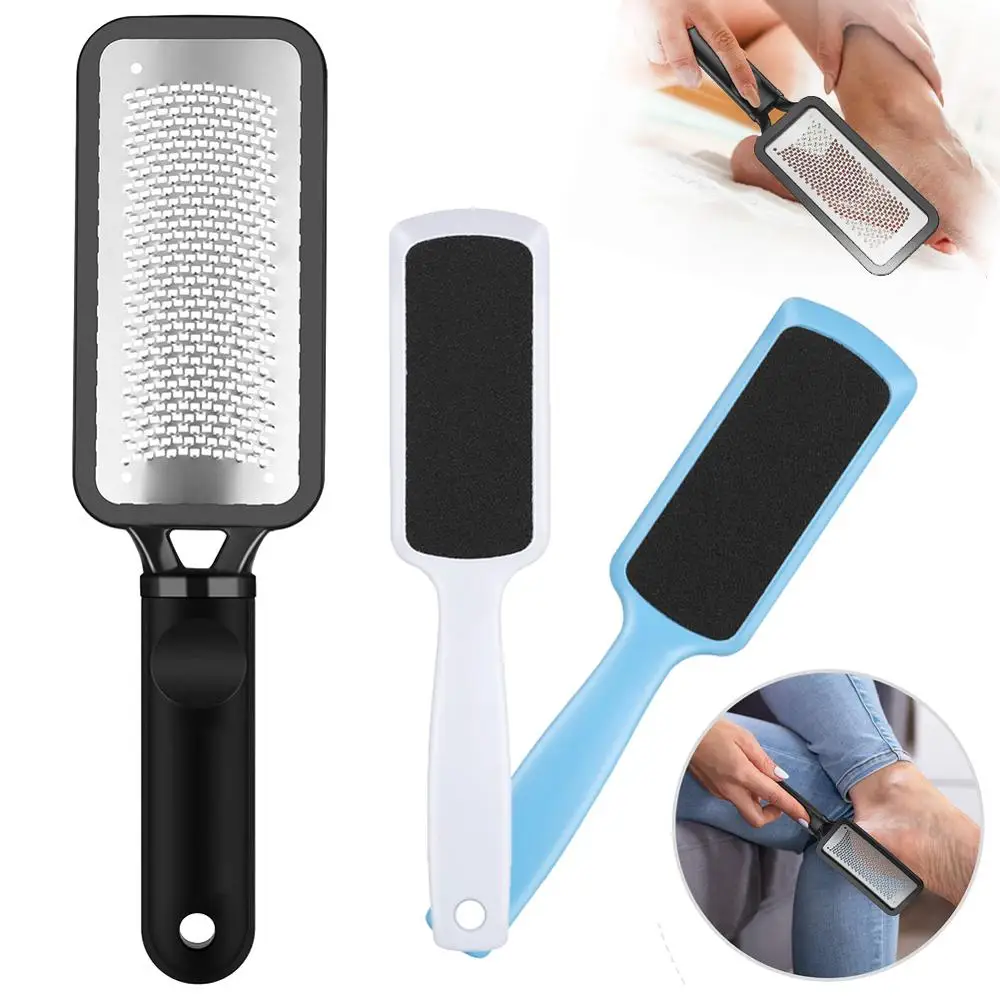 

3 pcs Foot Care Callus Feet File Hard Skin Remover Exfoliating Pedicure Double Side Reusable Pedicure Tools