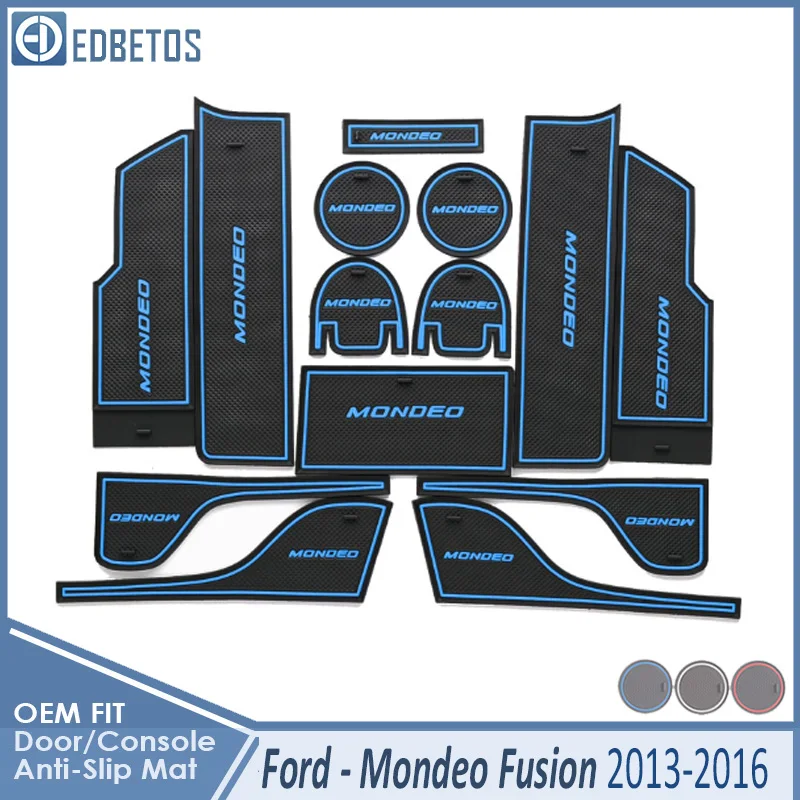 Противоскользящий коврик для Ford Mondeo Fusion 2013 в MK5 аксессуары для ворот слот подставка противогрязный Коврик для двери