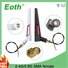 Антенна Wi-Fi 2,4 ГГц 5 ГГц 5,8 ГГц реальная Двухдиапазонная 2,4 дБи 5,8 ГГц 1,13 ГГц антенна SMA female ufl./ IPX Pigtail ipex1Cable Антенна Wi-Fi 2,4 ГГц 5 ГГц 5,8 ГГц реальная Двухдиапазонная 2,4 дБи 5,8 ГГц 1,13 ГГц антенна SMA female ufl./ IPX Pigtail ipex1Cable