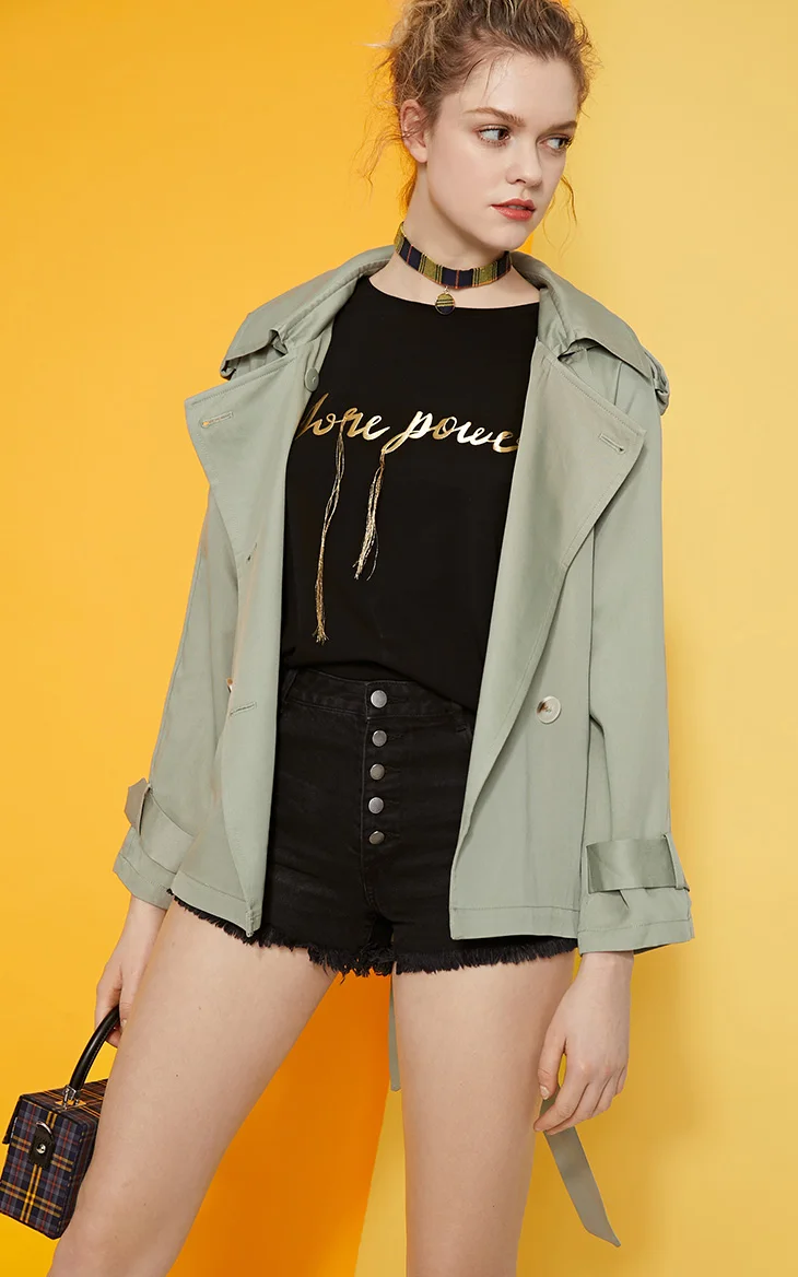 Vero Moda женский тонкий Тренч с капюшоном | 319117506