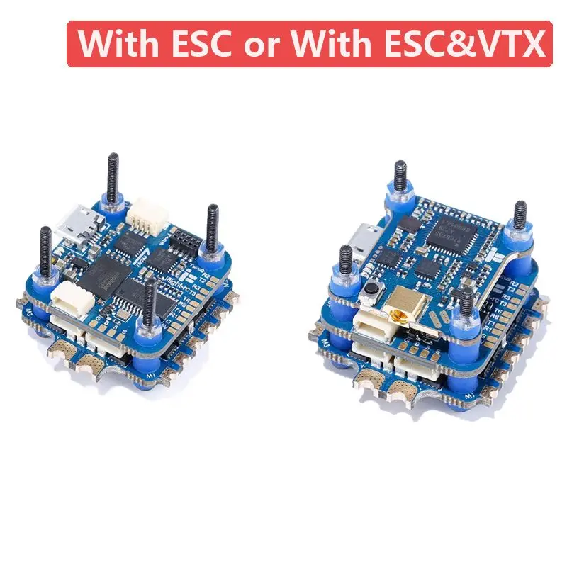 

iFlight SucceX mini F7 TwinG V3 F722 Flight Controller & 35A 2-6S DSHOT1200 ESC & pit/25/100/200/500 VTX for RC FPV Drone Model