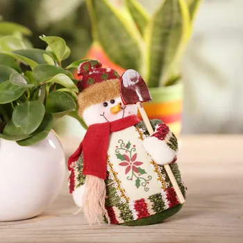 

New Festnight Lovely Christmas Toy Doll Delicate Adorable Santa Clause Reindeer Snowman Favor Gift For Kid Christmas Decoration