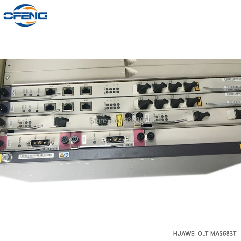 Huawei MA5683T 10G OLT Fttb/Fttc/Ftth GPON EPON OLT с 2xSCUN+ 2xPRTE+ 2x X2CS