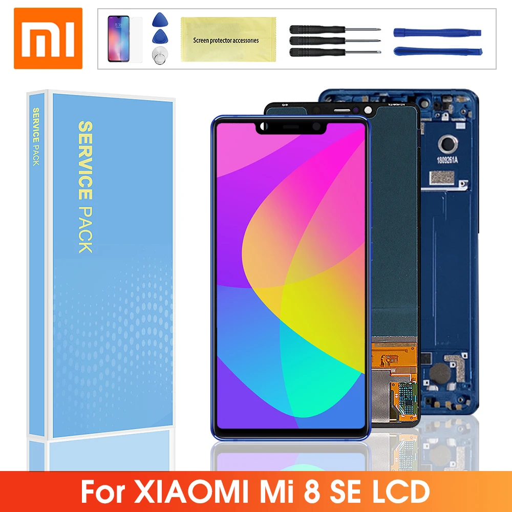 

Original LCD For Xiaomi Mi 8 SE LCD Display Touch Screen Digitizer Assembly Replacement With Frame For Mi8 Mi 8 se lcd screen
