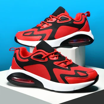 

Air Cushion Sneakers Men Casual Shoes Max Size Breathable Mesh Sneakers Women Outdoor Running Trainers Couple Flat Fit Shoes 46