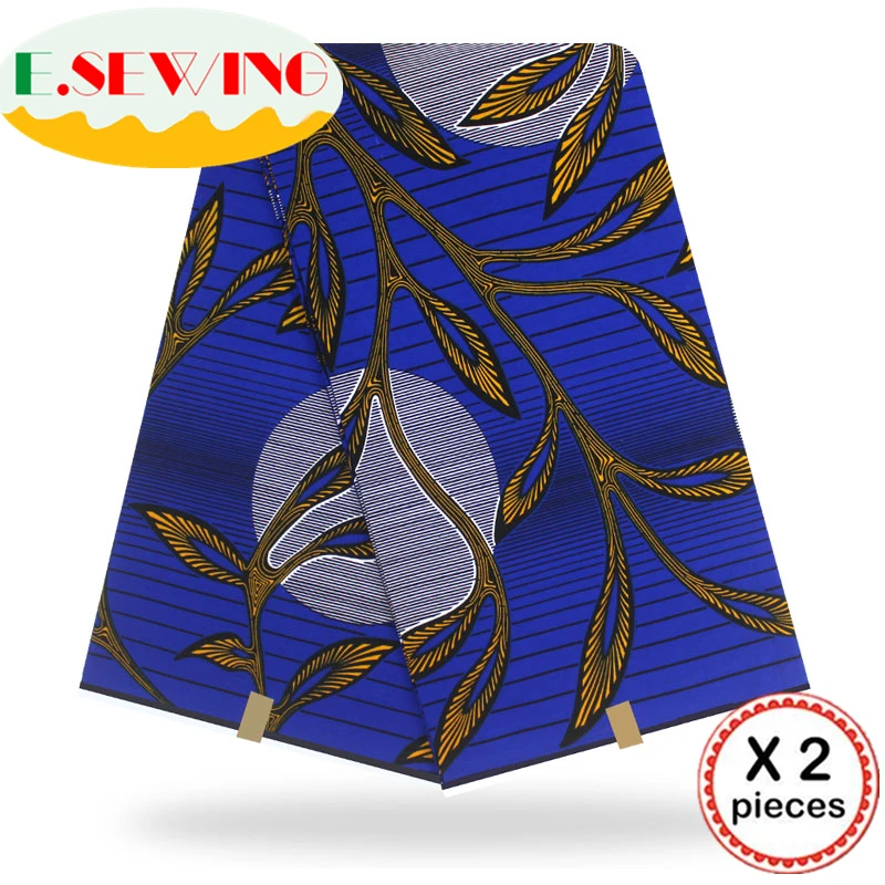 Анкара африканская восковая печатная ткань 12 ярдов Хлопок Воск Гана воск нигерийский стиль для шитья африканские платья одежда 111829