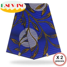 Анкара африканская восковая печатная ткань 12 ярдов Хлопок Воск Гана воск нигерийский стиль для шитья африканские платья одежда 111829