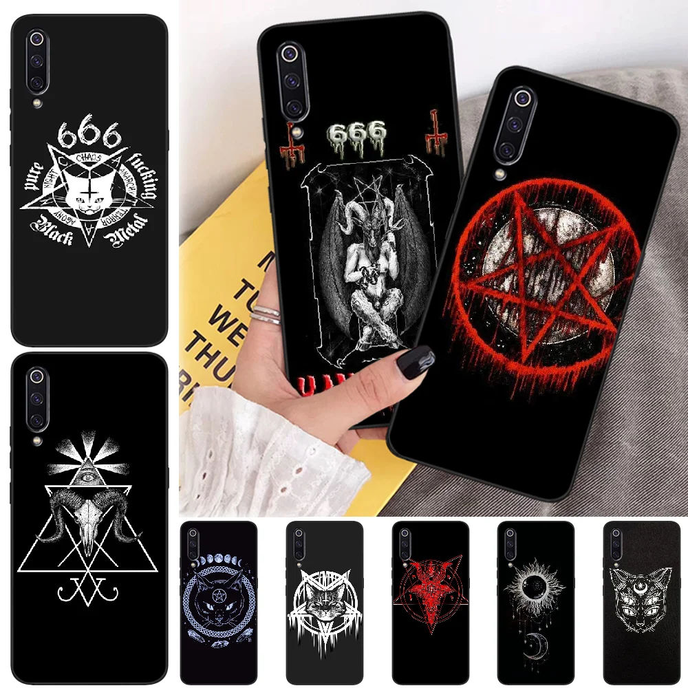 Пентаграмма 666 Demonic Satanic TPU Мягкий силиконовый чехол для телефона xiaomi mi 8 9 8SE 9SE 8Lite