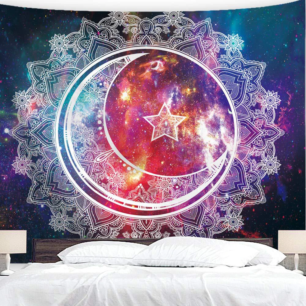Mandala Polyester 180 x 230cm Square Wall Hanging Unreal Art Tapestry Home Living Room Bedroom Bedside Decorative Fabric | Дом и сад