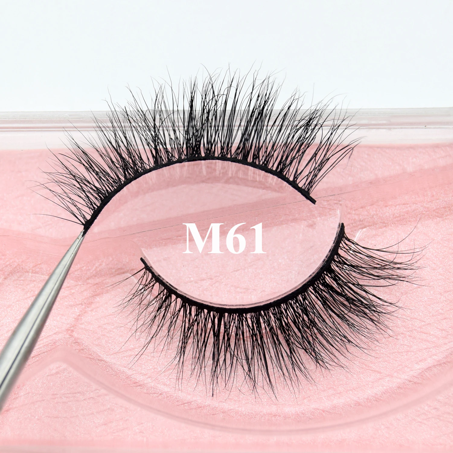 

Visofree Mink Eyelashes 3D Mink Hair False Eyelashes Natural Thick Long Eye Lashes Fluttery Makeup Beauty Extension Tools M61