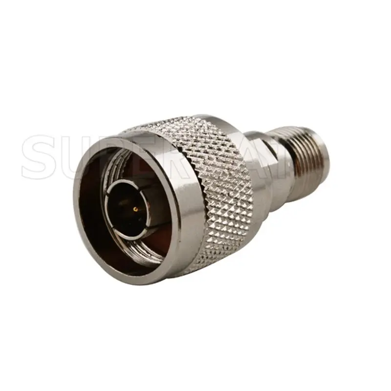 Superbat 5pcs N-TNC Adapter N Male to TNC Female Straight RF Coaxial Connector for Electronic Components Market