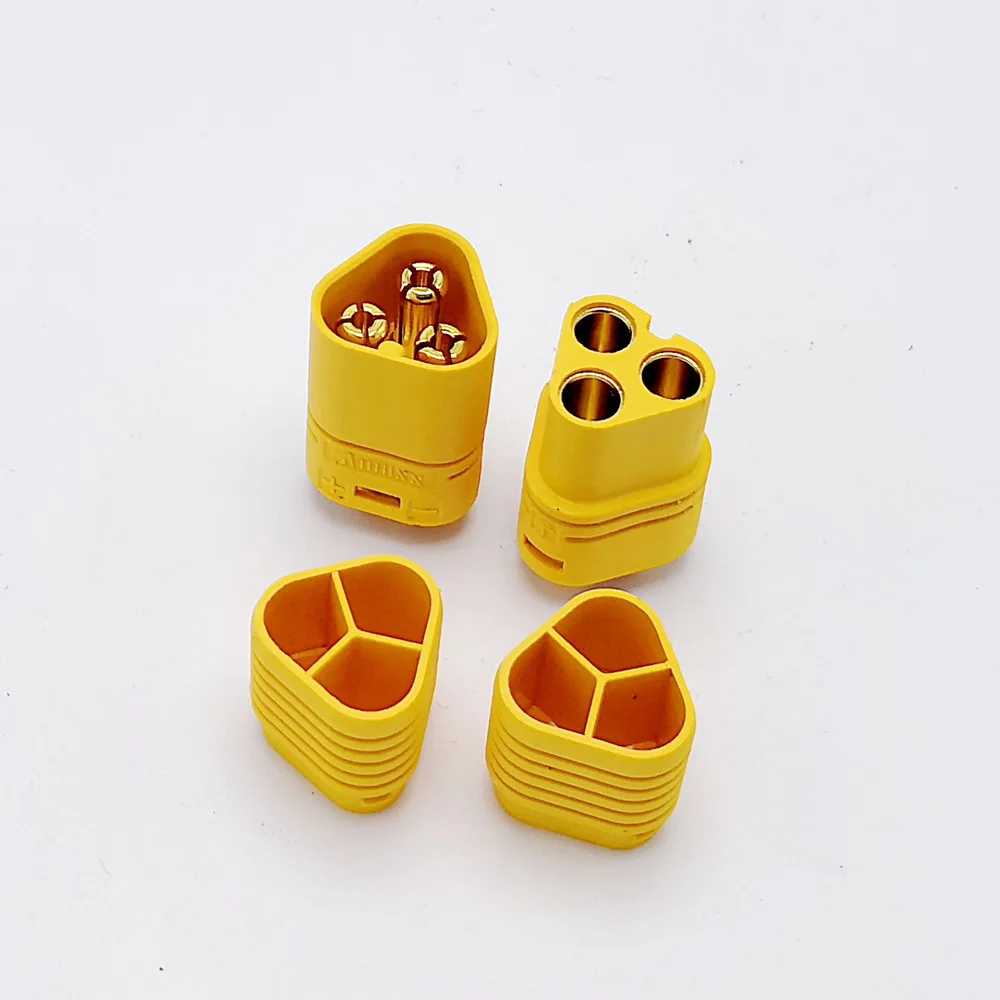 3 полюса MT60 Разъем для RC двигатель ESC драйвер высокий ток 3pin банан розетка 10 шт./лот
