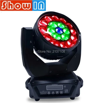 

19*12W RGBW Zoom Wash Moving Head Light 300W Club Party Wedding Music Show Event Hire Pro Sound Stage DJ Disco Lighting System