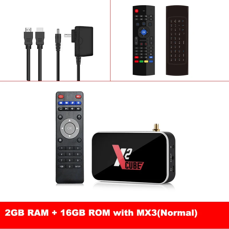 2G 16G with MX3 X2 Pro tv Box Android 9,0 4 Гб ОЗУ 32 Гб Smart tv Amlogic S905X2 X2 cube 2 Гб 16 Гб телеприставка 2,4G/5G WiFi 1000M 4K медиаплеер - Цвет: 2G 16G with MX3