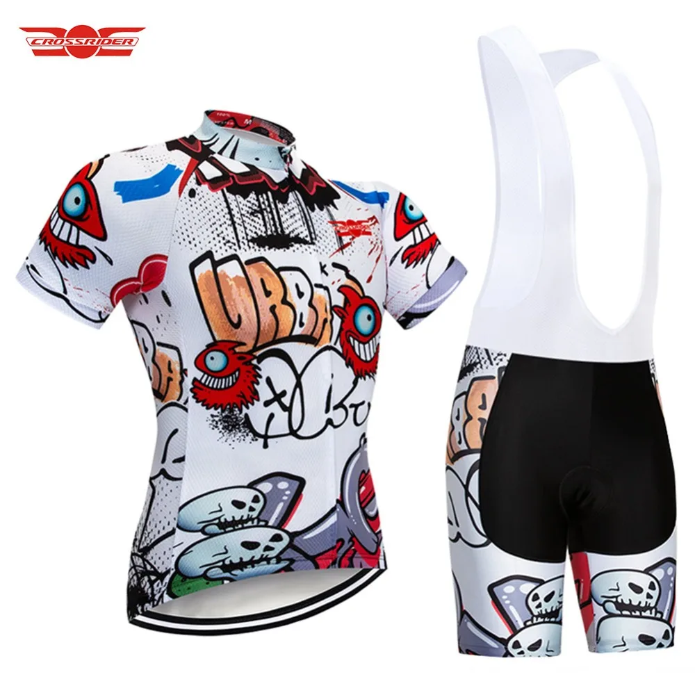 2021 New 2021 Funny Cycling Set MTB Jersey Bike Clothes Top Wear Mens Summer Quick Dry Bicycle