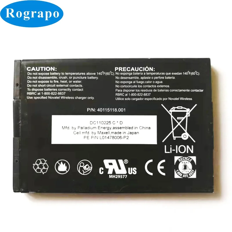 Wifi Wi-Fi VPN router New Replacement Battery For Novatel Verizon Hotspot MiFi 4510 4510L 4510LTE LTE Batterie Batteries | Мобильные