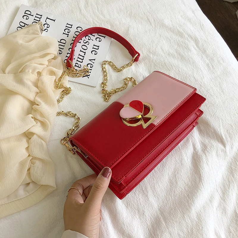 

New Small Bag Female 2019 Summer Wave Korean Version Of The Wild Messenger Bag Chain Shoulder Bag Fashion Small Square bag
