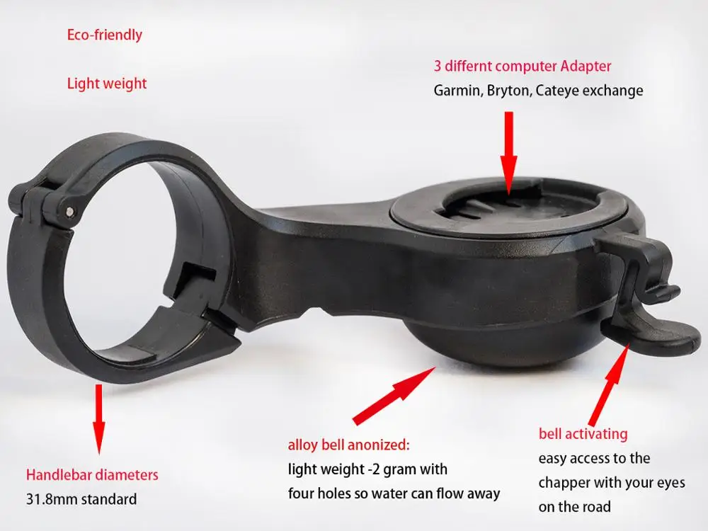 Multifuction Bicycle Computer Mount Code Tabe Bracket With Bell GPS Computer Gopro Sport Camera Holder For GARMIN CATEYE Bryton