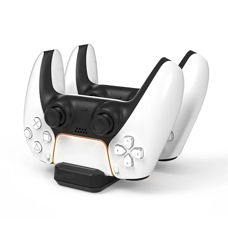 

Dual Charger For PS5 Playstation For PS5 Controller Charger For Sony PS5 Gamepad Joystick Controle Charger Station