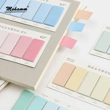120 folhas criativo colorido bloco de notas pegajosas memorando índice de papel marcador caderno artigos de papelaria escola material de escritório