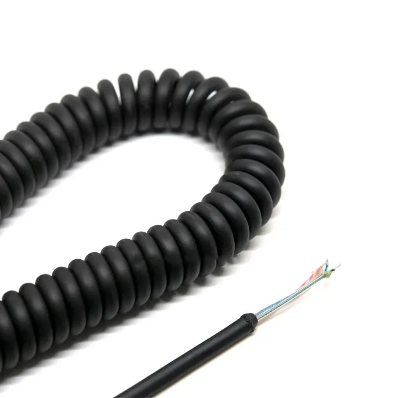Spring Coiled Repair DJ Cord Cable Replacement for ATH M50 ATH M50s SONY MDR 7506 7509 V6 V600 V700 V900 7506 Headphones