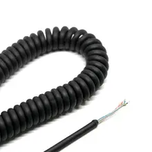 Spring Coiled Repair DJ Cord Cable Replacement for ATH M50 ATH M50s SONY MDR 7506 7509 V6 V600 V700 V900 7506 Headphones
