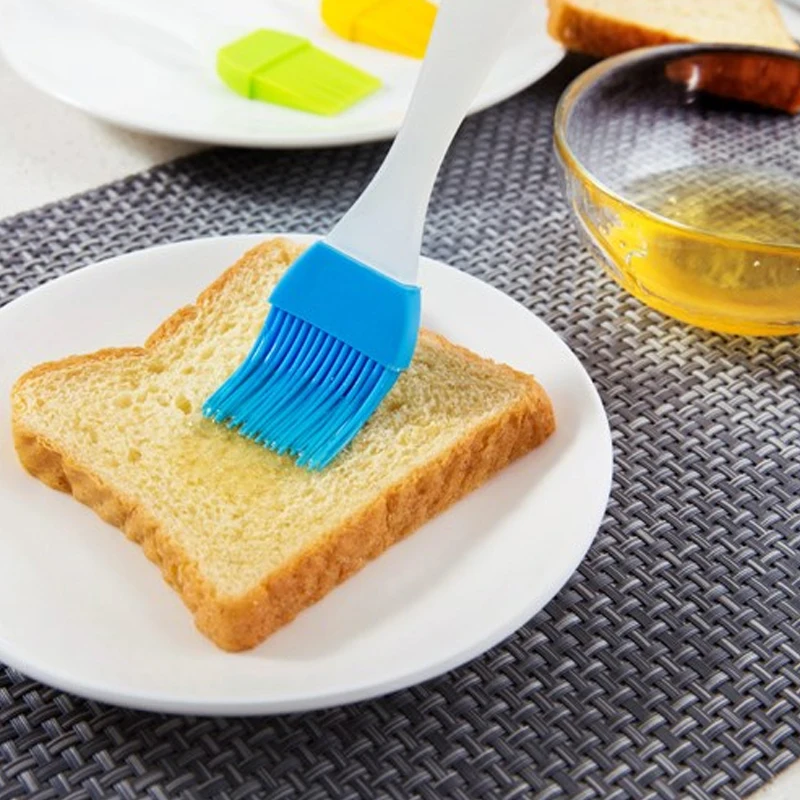 Многоцветная силиконовая щетка для выпечки щетки масла масло торта инструменты